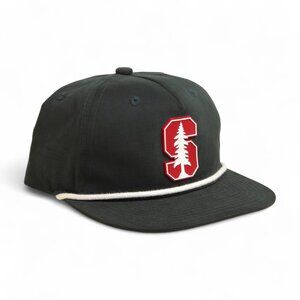 Stanford Cardinal 3D Classic Rope Hat- Charcoal/ White